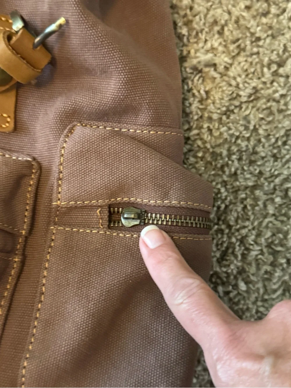 GEARONIC Vintage Canvas Backpack - Brown/Coffee